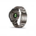   Garmin Quatix 6 Titanium - Titanium Gray with Titanium Band